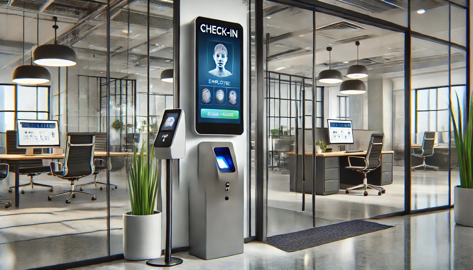 Negozio di abbigliamento con espositori e strumenti per personalizzazioni